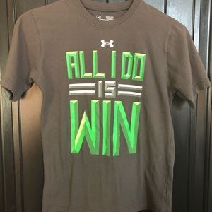 Boys UA athletic tee